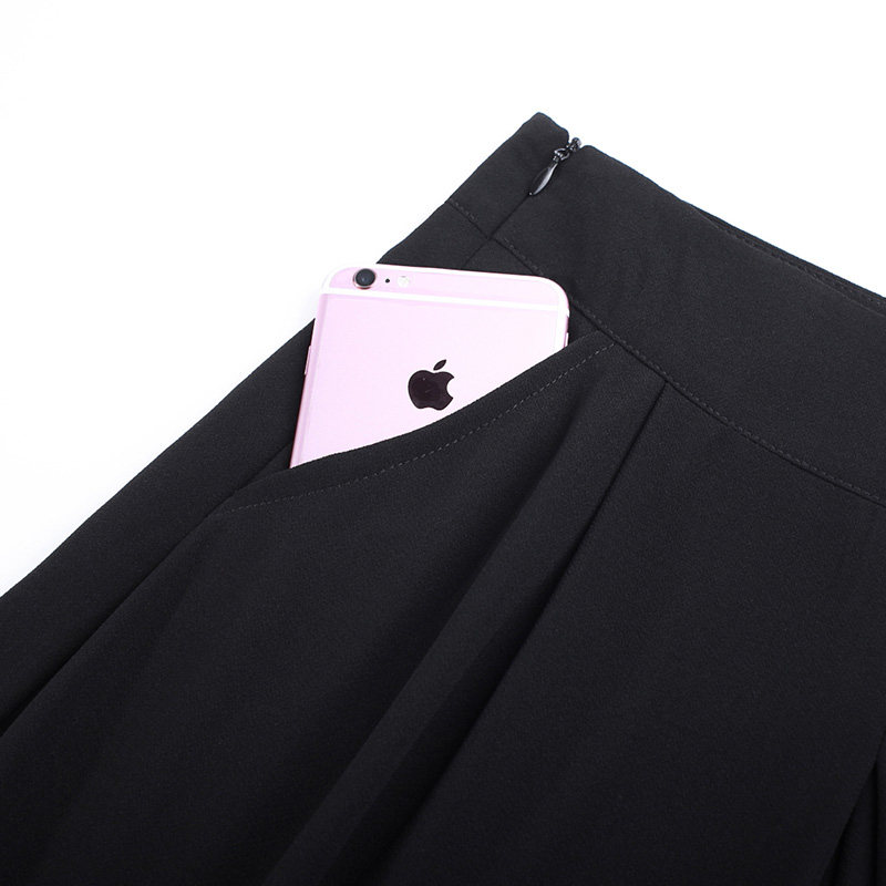 雪纺五分夏ins薄2020新款阔腿裤 妮露拉休闲裤