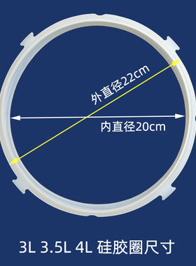 适用美的电压力锅密封圈