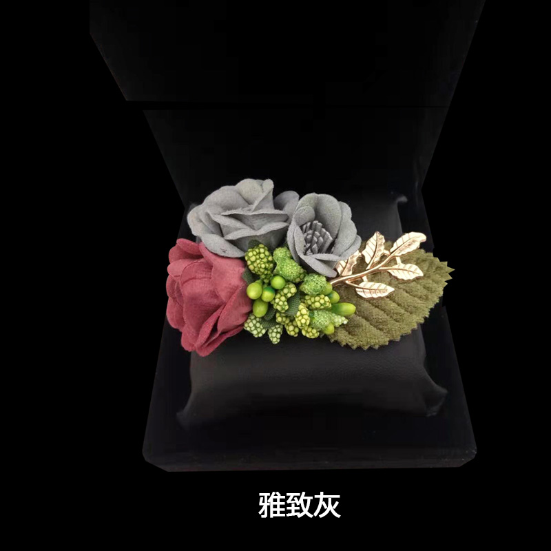 韩版胸针女气质胸花布艺花朵别针装饰创意百搭胸饰个性衣服配饰品 - 图2