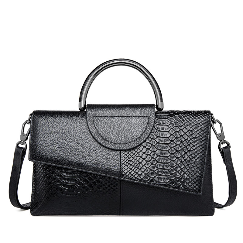 真皮手拿包2019新款潮大容量斜挎包 朱尔蒂蓓丝女士包袋