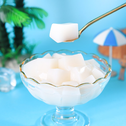 广禧椰奶冻粉1KG 椰子布丁粉豆花芒果冻粉家用商用奶茶店专用 - 图0