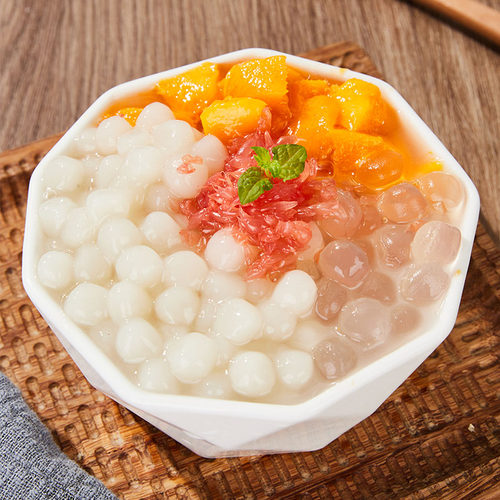 广禧优品冷冻糯米小丸子500g 冰珍珠汤圆酒酿小圆子芋圆元宵商用 - 图2