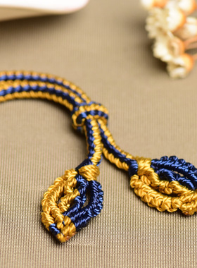 黄金翡翠吊坠挂绳可调节手工编绳