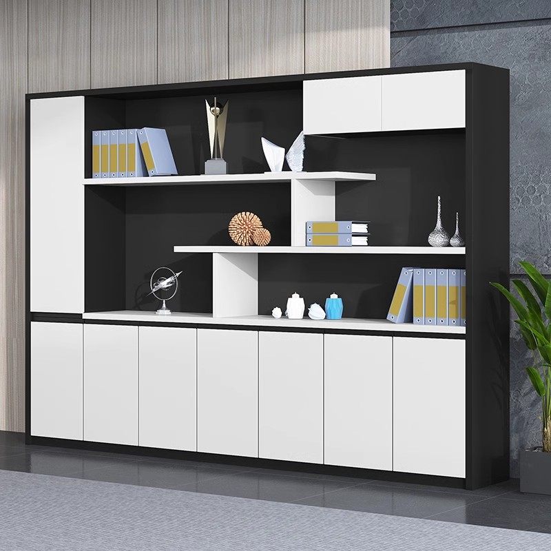 老板办公室书柜 办公家具文件柜 木质高柜简约现代资料柜背景柜子,淘宝优惠券,粉丝福利购,淘宝优惠卷