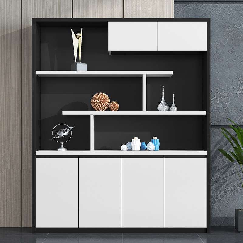 老板办公室书柜 办公家具文件柜 木质高柜简约现代资料柜背景柜子,淘宝优惠券,粉丝福利购,淘宝优惠卷