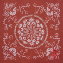 Thorn Embroidered handmade Dyed Square Table Cloth Rice Shop Tea Daub Restaurant Bar Terrace Fabric National Boutique Residence Decor