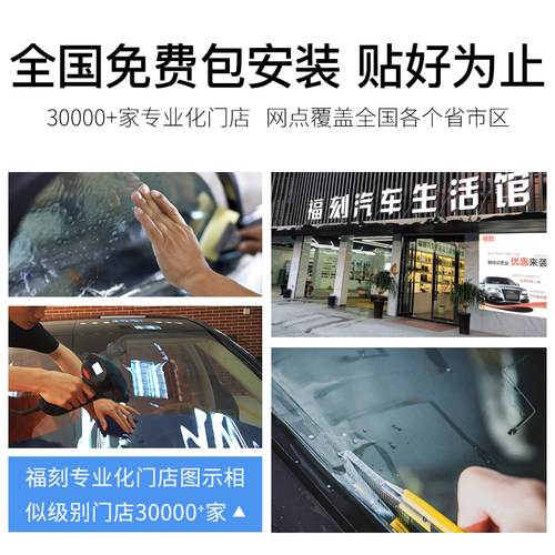 适用于丰田汉兰达 RAV4荣放 汽车贴膜全车膜防爆隔热膜前挡玻璃膜 - 图1