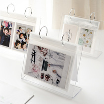 Photo frame swing table acrylic frame 6 inch small card display stand for photo album This loose-leaf couple photo commemorates