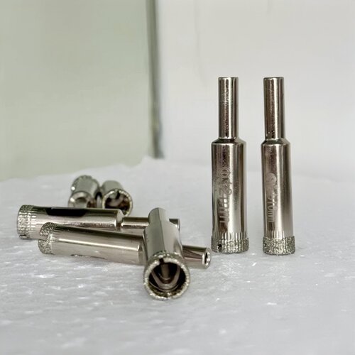 精品金刚砂玻璃开孔器陶瓷砖大理石钻孔磨圆玻化6厘8钻头 扩孔器 - 图0