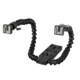 Double-head light stand, SLR camera compatible with Shuangfeiyan flash, universal hot shoe mount, bendable and versatile macro stand