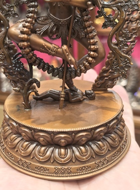 金刚亥母/多吉帕姆/多吉帕母/15cm红铜佛像梵天藏传文化佛堂摆件