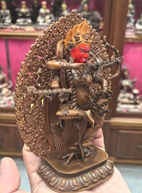 作明佛母/红度母/咕噜咕咧佛母/15cm密宗佛像梵天佛堂供奉摆件