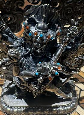 普巴金刚/普巴/金刚橛/橛金刚5.5cm银佛像梵天藏传佛堂供奉