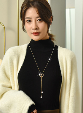 爱心珍珠百搭气质女士