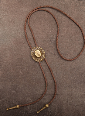 日韩复古英伦bolo tie牛仔波洛领带西部男女项链衬衫领结领绳配饰