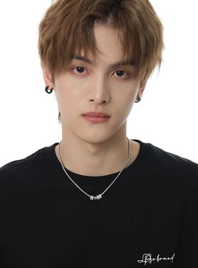 洗澡可戴钛钢不掉色情侣款项链