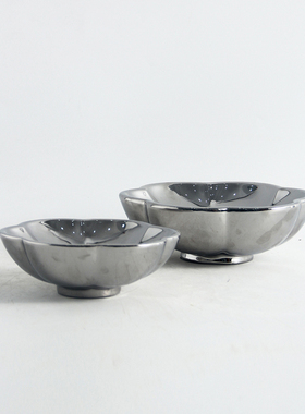 简约陶瓷果盘摆件装饰收纳盘