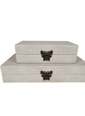 简约新中式风收纳复古装饰盒