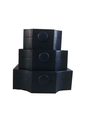 样板房衣帽间摆件玄关木质装饰盒