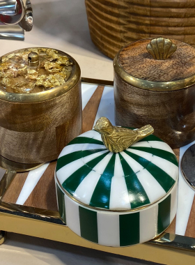 欧式印度进口首饰盒珠宝收纳罐