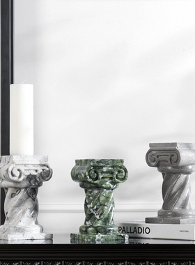 天然玉石蘑菇摆件罗马柱马头苹果