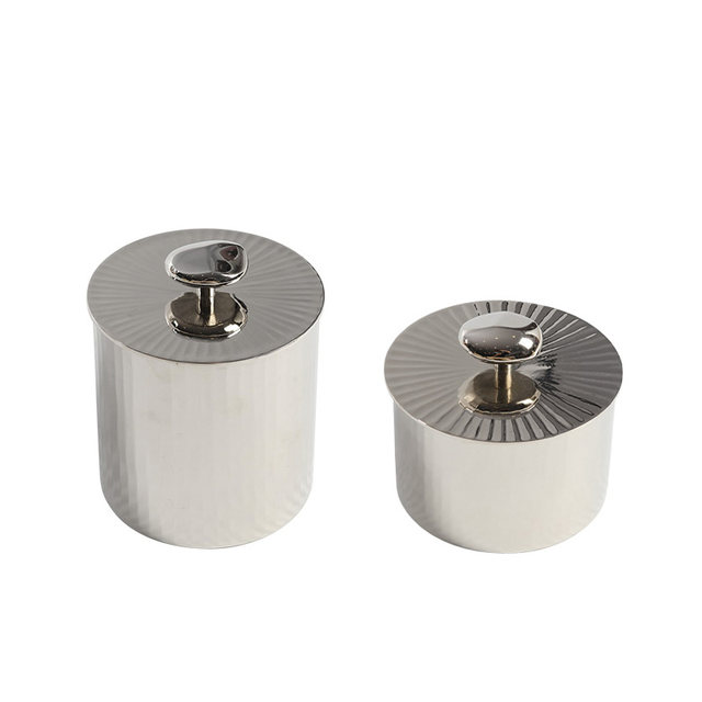 Gold and silver storage cotton swab storage tank jewelry box decoration