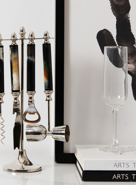 印度进口欧式棕色菱纹格开瓶器