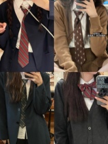 HYYNA_Official College Day jk homemade free-to-tie neckline tie-knot retro Han wind school for -