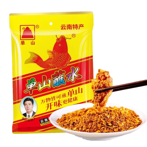 云南特产单山蘸水400g干碟蘸料轻食减脂餐调料烧烤凉拌油泼辣椒面 - 图0