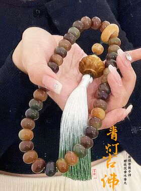 敦煌问天民族风菩提手串苹果珠香囊手持女菩提佛珠手链送香丸布袋