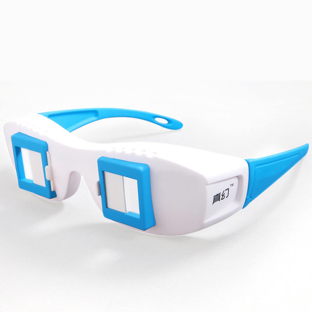 Left and right format 3D glasses computer TV Dedicated myopia Eyes General Second Red Blue Stroke Smart Specification Glasses