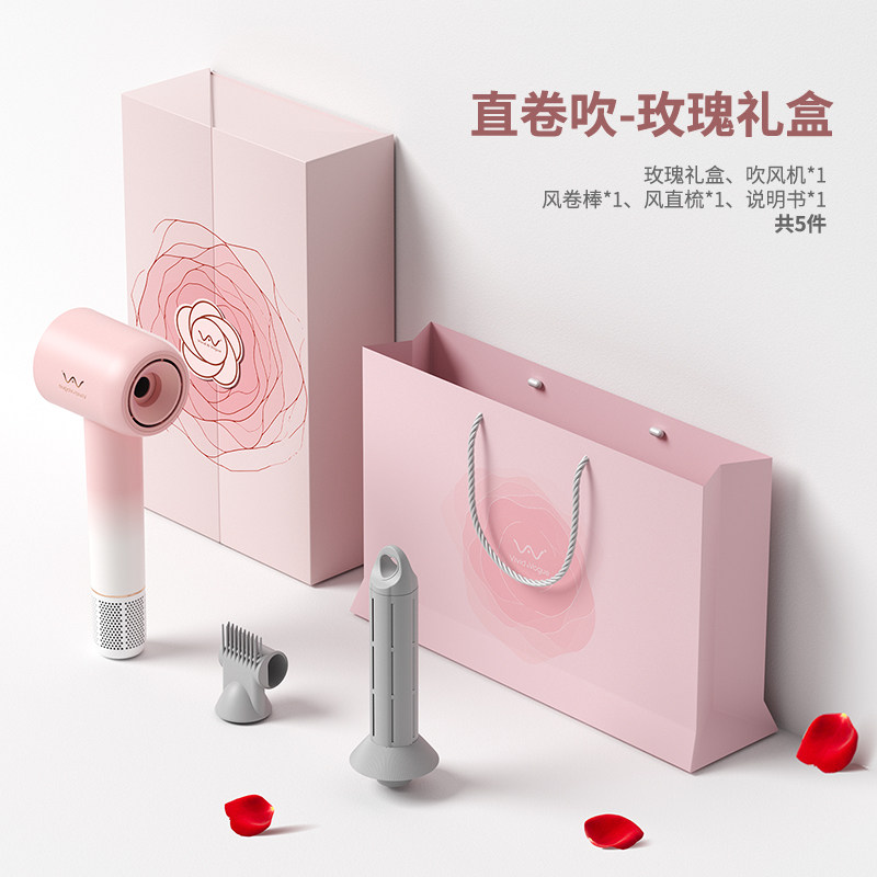 唯戈新款造型电吹风机高速负离子家用送礼物结婚女朋友圣诞节礼盒