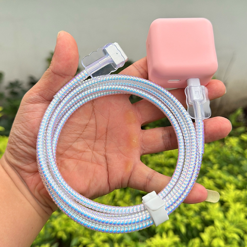 苹果MacBook Air pro 35W充电器壳电源M3 M2数据线保护套M4缠绕绳 - 图1