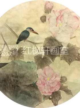 可直接上色零基础工笔画白描底稿