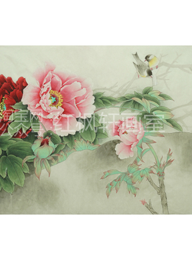 底稿大幅四尺熟宣纸线描包邮国画