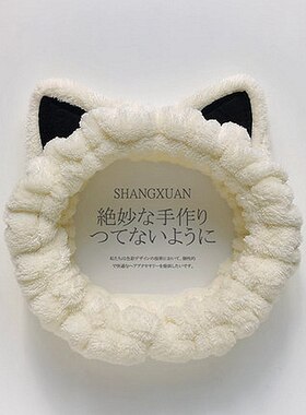 猫耳朵头饰洗脸发带女可爱发箍女款发套年敷面膜束发带