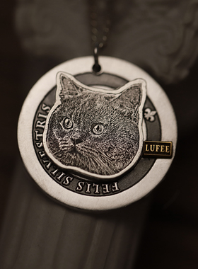 原创设计手工制作宠物吊坠