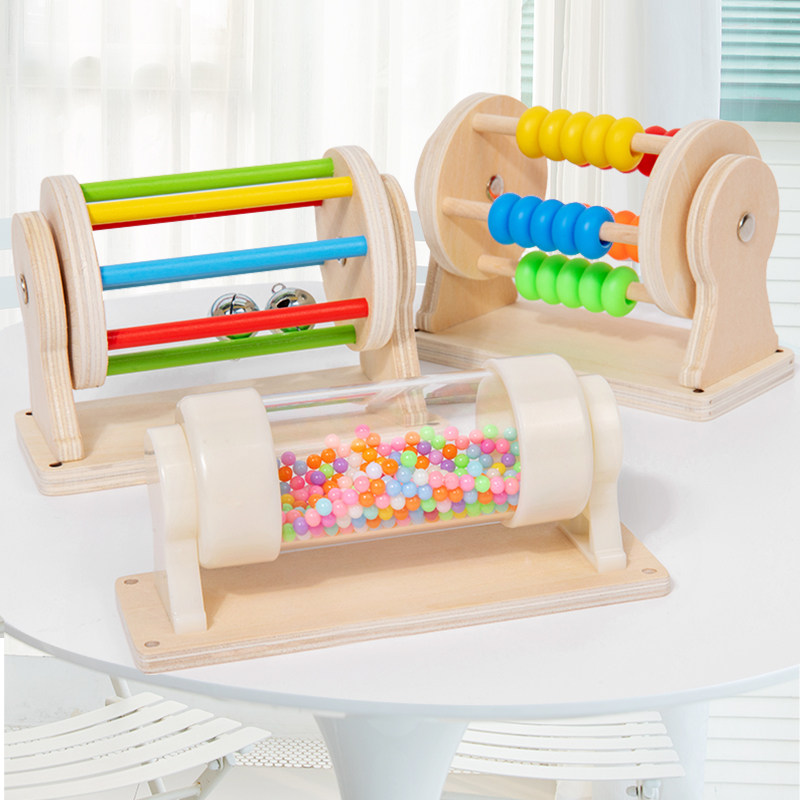 支架雨声滚筒算珠蒙氏早教教具宝宝益智木质玩具diy忙碌板配件,淘宝优惠券,粉丝福利购,淘宝优惠卷