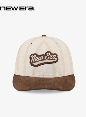 NEW ERA纽亦华26新品59FIFTY DAY条纹复古微曲棒球帽硬顶NE5950