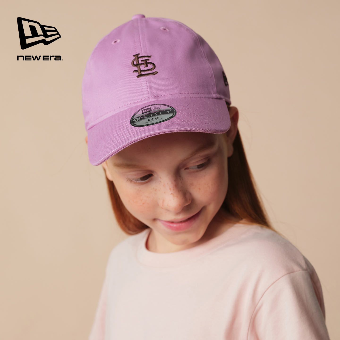 New Era纽亦华2025秋季新款MLB儿童棒球帽NY软顶简约基础刺绣940 - 图2