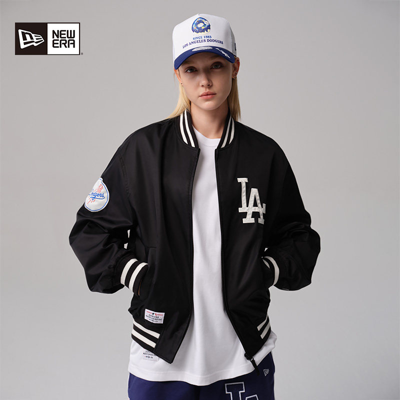 New Era纽亦华秋冬重磅新款MLB棒球服夹克NY刺绣男女开衫运动外套,淘宝优惠券,粉丝福利购,淘宝优惠卷