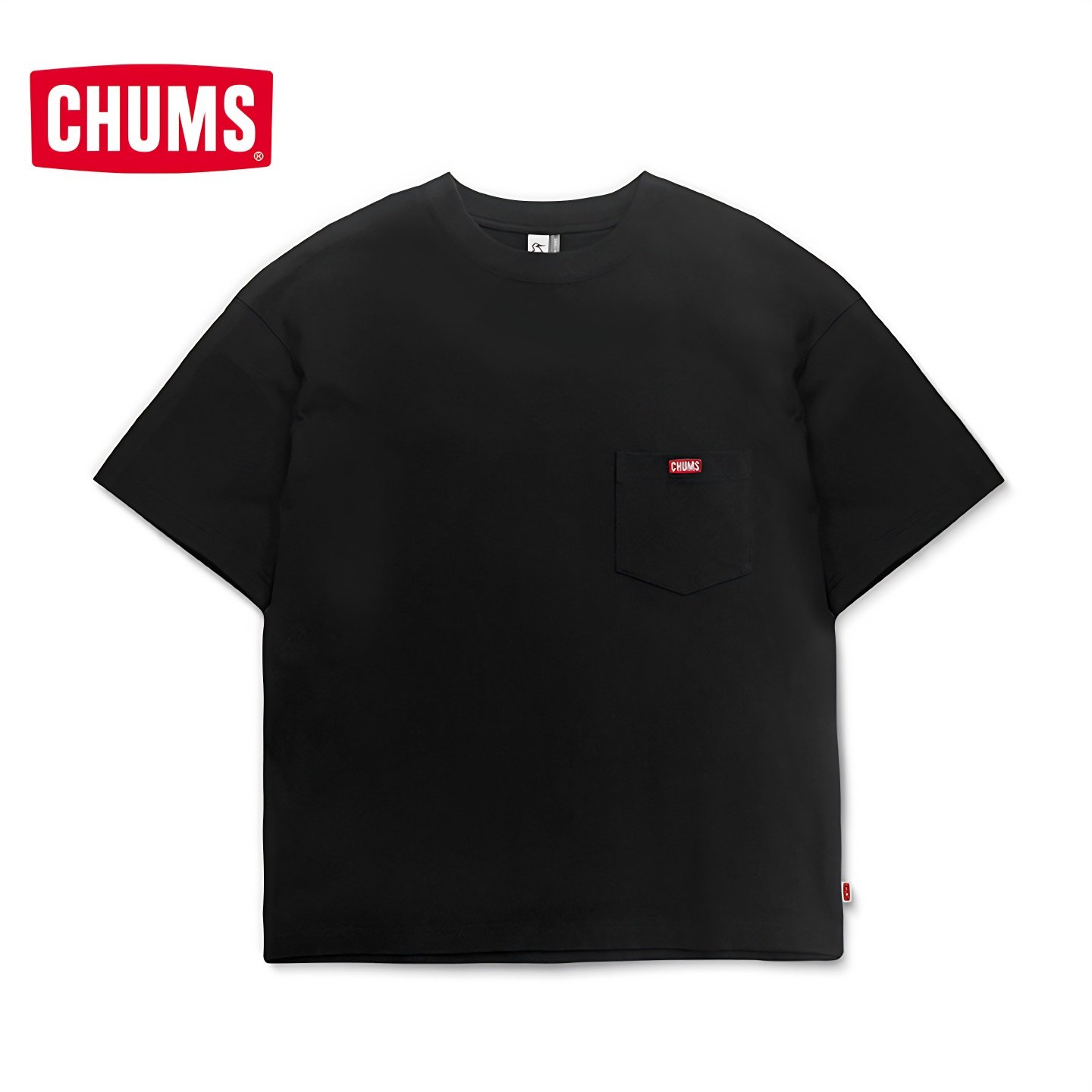 CHUMS洽洽鸟户外短袖T恤休闲简约重磅棉上衣运动男女CH01-2601,淘宝优惠券,粉丝福利购,淘宝优惠卷