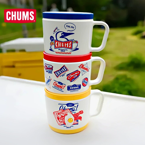 CHUMS Qia Qia Bird Bird Outdoor Home Series Series Plate Plate Cup Cup Plate Home Travel Pare Water Cup