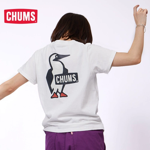 CHUMS Японская трендовая дорожная футболка с коротким рукавом подходит для мужчин и женщин, городской стиль, с печатью вашего логотипа