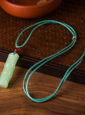 节节高升竹节吊坠考研上岸精美挂件竹报平安中高考男女情侣小挂饰