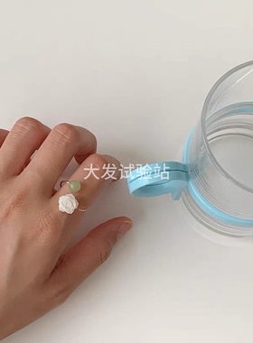 大发试验站自制精致小众设计感戒指女ins风简约百搭指环食指戒ins