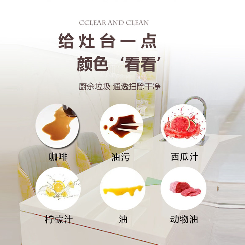 灶台贴膜厨房柜台面保护大理石石英石防油贴纸耐高温桌子家具透明,淘宝优惠券,粉丝福利购,淘宝优惠卷