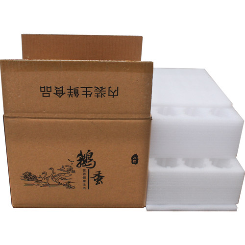 鹅蛋包装盒12枚24枚鹅蛋托快递专用珍珠棉防震包装箱不怕摔鹅蛋托 - 图2