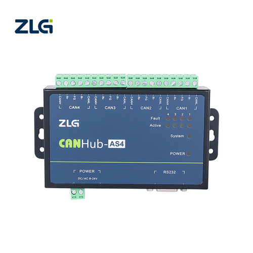 ZLG致远电子 工业CAN隔离网桥中继器集线器 CANHub-AS系列 - 图2