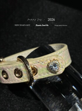 PuppyJoy独家「香槟」香槟金蛇皮手环高级手工定制